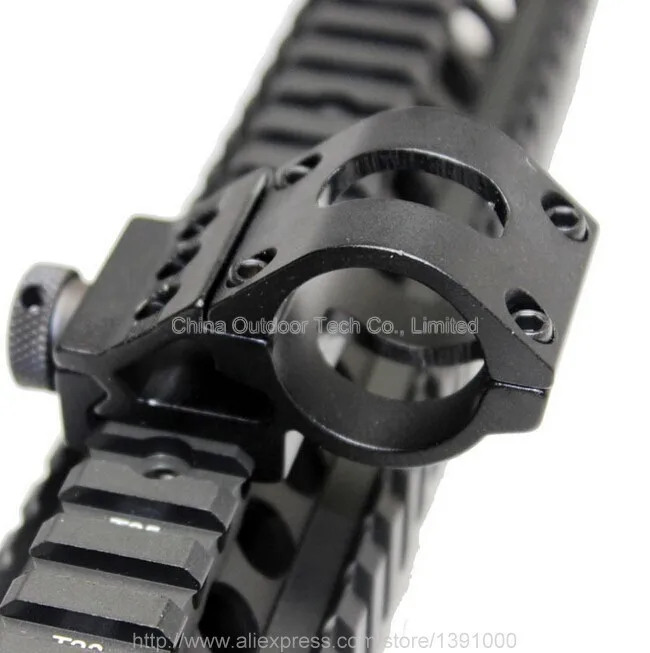 Montagem em Trilho de 45 Liberação Rápida Tocha Montagem Lanterna Anel Weaver Ferroviário Luz Lateral Laser 25.4mm Diâmetro 20mm Graus qd
