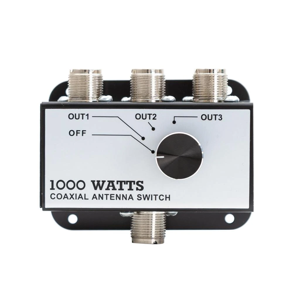 3 Position Cb Radio Coax Antenna Switch 1000 W Coaxial Antenna Switch Box Electrical Socket