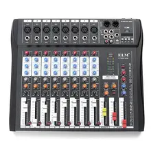 Professional 8Channel Digital Sound Mixing Amplifier Mixer Console Microphone Karaoke Audio Mixer 48V Phantom Power With USB