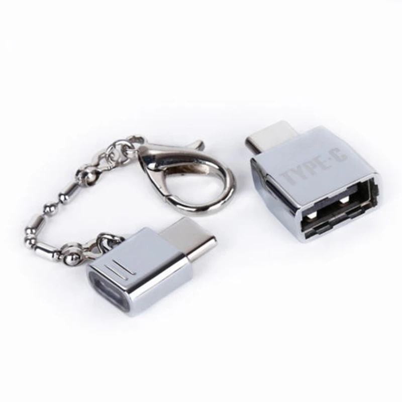 2 шт. металлический USB C из цинкового сплава OTG type адаптер Micro 0 Женский к 3 1 Тип