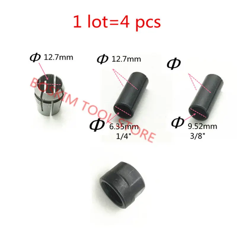 Цанга 1/2 &quot1/4&quot 3/8 &quot12 7 мм для MAKITA 763629 0 763622 4 763628 2 3612Y M3600 3612 3612T 3612C MT3600 3612BR 3600H MT360