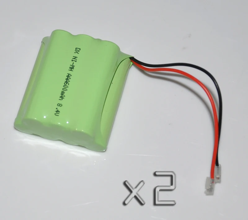 2PCS 8.4V AAA 600mah rechargeable battery pack 3A ni mh