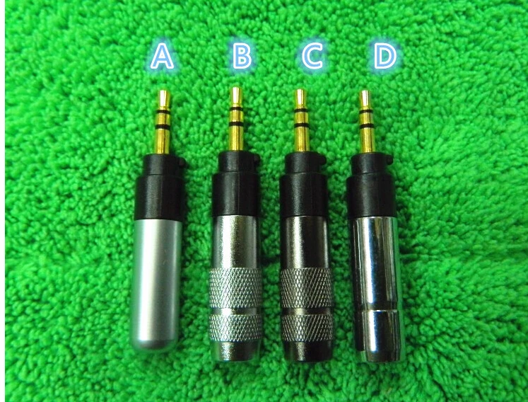 free shipping Earphone DIY 2 5mm Pin Adapter For Allen Urbanite XL Headphone 10pcs