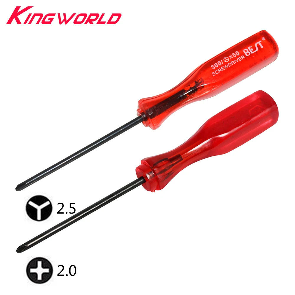 

1sets Tri Wing Y Triangular + Cross Tip Screwdriver For W-ii N-DS Lite N-ES for G-ameboy Advance SP