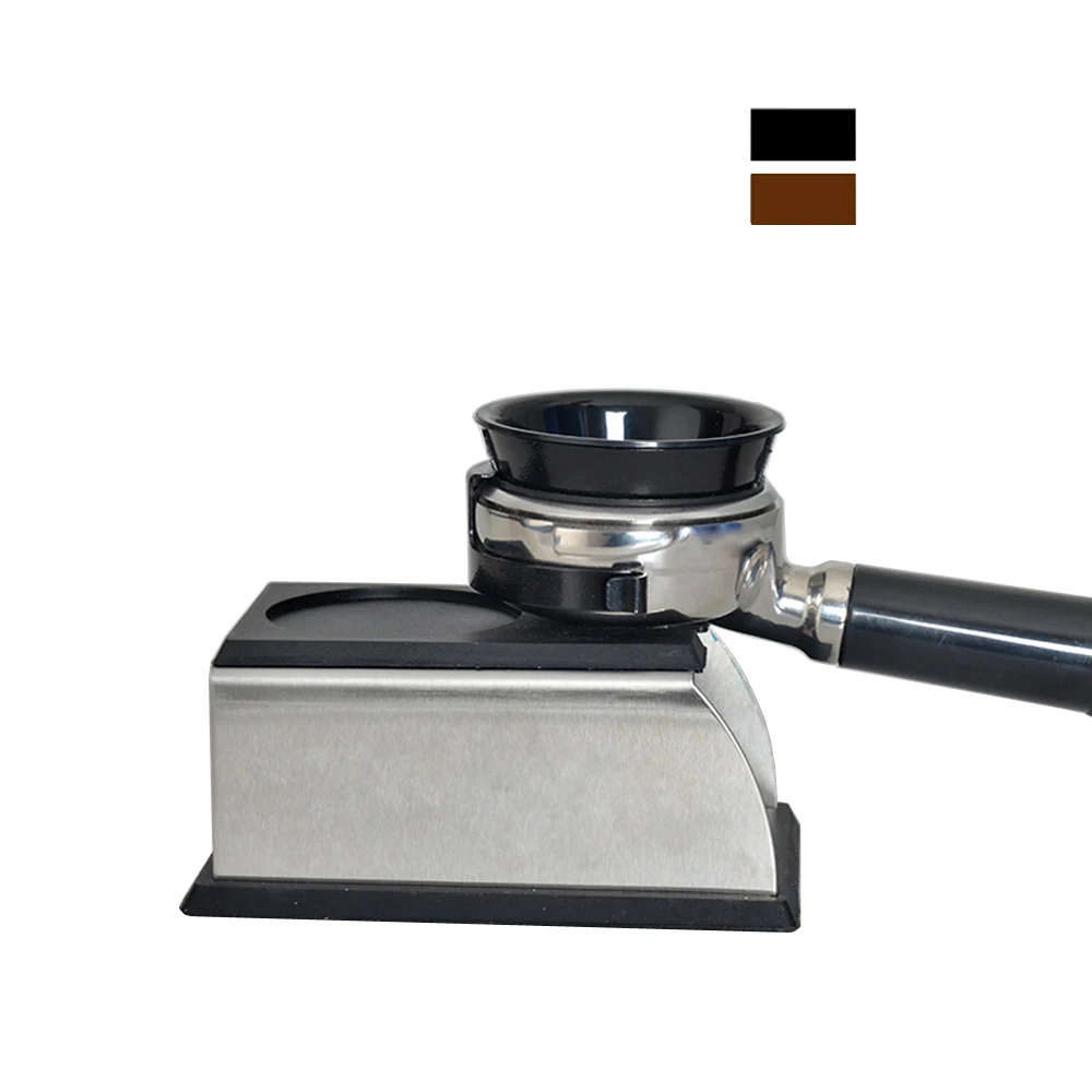 Stainless Steel Silicone Espresso Coffee Tamper Stand Barista Tool