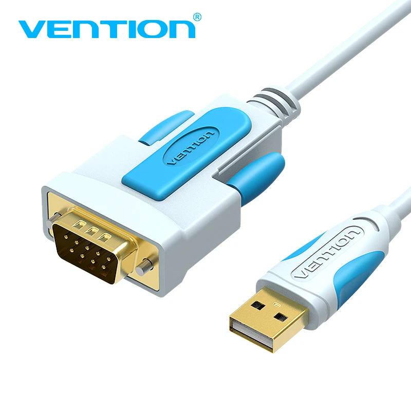 Vention USB to RS232 Serial Cable DB9 Pin Cable Adapter 3m 2m 1m for Windows 7 8 10 XP Mac OS X Printer LED POS USB RS232 COM win 10 android mac ftdi ft232rl usb rs232 adapter cable compatible usb rs232 we