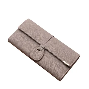 

2019 New Fashion Long Wallet Women Hasp Lady Multi-card Large-capacity Long Wallet PU Leather Korean Style Women Wallets Purse