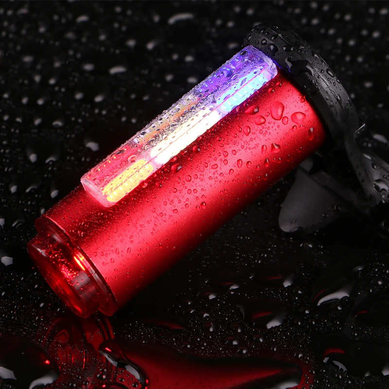 Discount WHEEL UP USB Rechargeable LED Cycling Light Bike Rear Light Tail Light 7modes MTB Bike Waterproof Taillight Bicycle Accessories 5