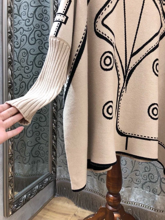 Осень-зима, одежда размера плюс, Женская водолазка с геометрическими узорами, вязаный Повседневный пуловер с длинным рукавом, свитера для женщин