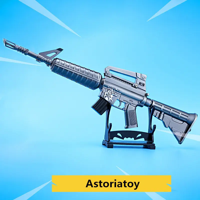 

Fortnight Battle Royale Toy Model The M4 shot gun big Keychain Alloy Weapons Kids Toy Collection Decoration