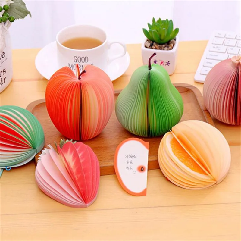 

Creative Kawaii Fruit Memo Pad Paper Scrapbooking Notepad Planner Notes Cute Stationery Office School Supplies Gift