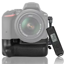 Майке DR5500 2,4G Беспроводной удаленного Управление вертикальный Батарейная ручка ручной обновления держатель для Nikon D5500 камера, как EN-EL14