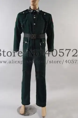 Captain America Red Skull Costume Jacket Pants Dark Green | Тематическая одежда и униформа
