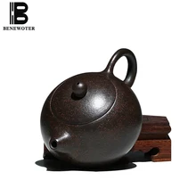 200 мл Аутентичные Исин фиолетовый глина ручной работы сырой руды heijinsha грязи Zisha xishi горшок для дома Посуда для напитков Biluochun Чай чайник подарки