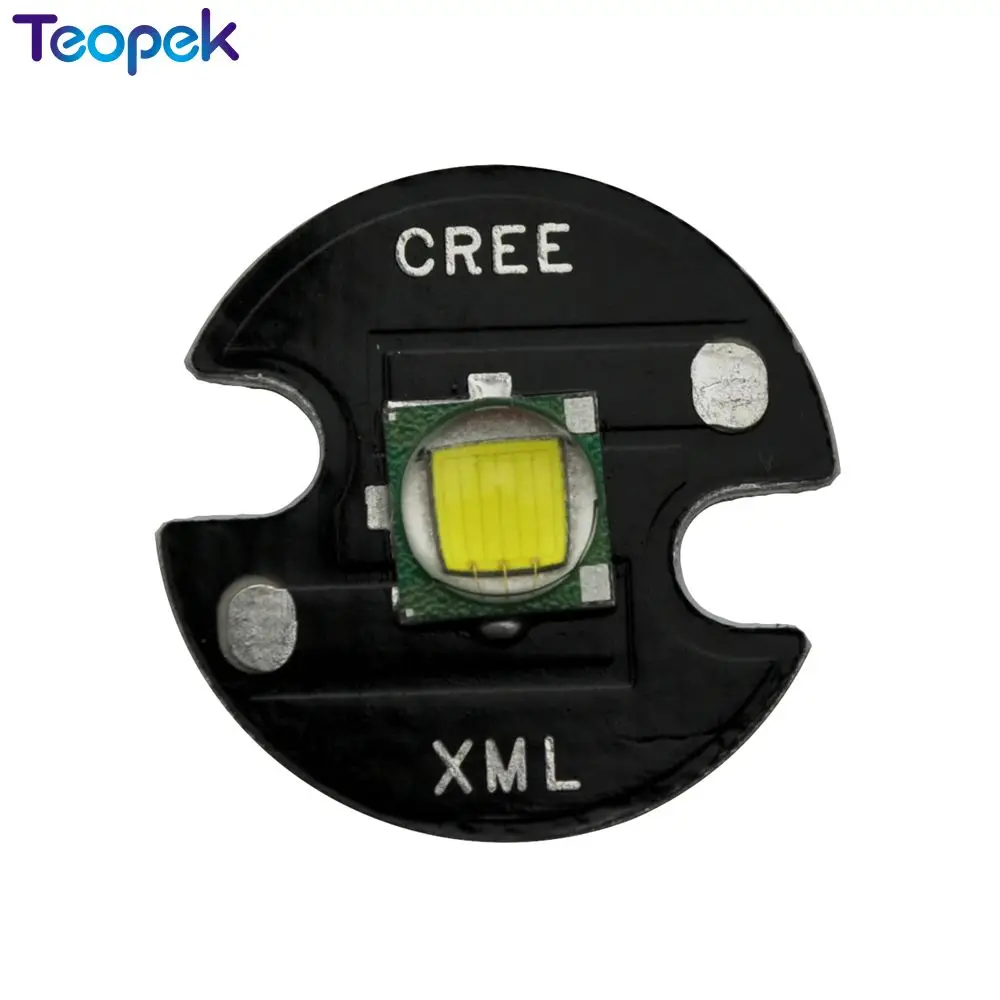 Cree XM L XML T6 10 Вт белый светодиодный излучатель с бусинами 16 мм базовый + DC 3 7 в а T5