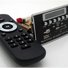 5 В Беспроводной Bluetooth 4.2 видео декодер доска RM/RMVB FLAC, APE btmp4 MP3 JPEG PNG AUX USB Flash drive и TF USB FM