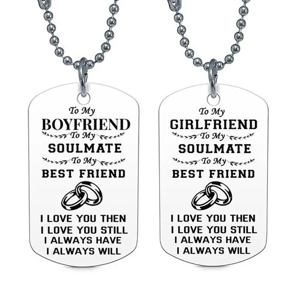

Charm Couple Necklace Unisex Bead Boyfriend Girlfriend Husband Wife Jewelry
