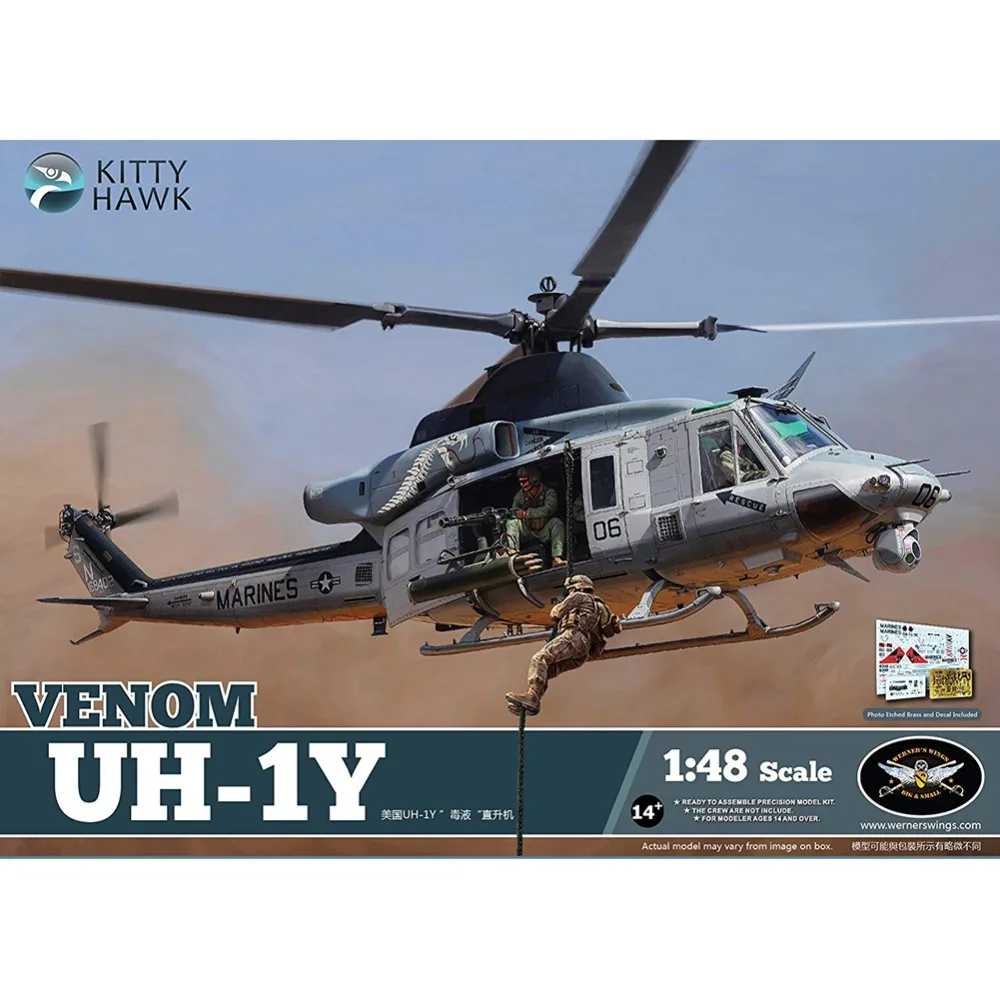 1/48 Kitty Hawk KH80124 WENOM UH-1Y модель хобби