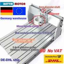 From Germany/ free VAT 6040  CNC Router Milling Machine Mechanical Kit Screw Aluminum Clamp  80mm