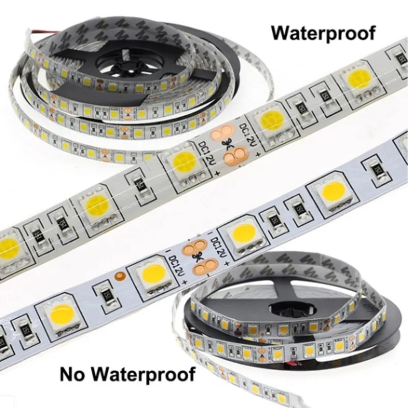 Светодиодная лента 5050 DC12V 60 светодиодный s/m 5 м/лот гибкий светильник RGB RGBW RGBWW