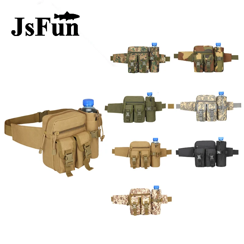 

1PCS Waterproof Canvas Fishing Bag Multi-Purpose Outdoor Lure Waist Bags Pesca Fishing Tackle Bag Green/Yellow/Black/Camo X136