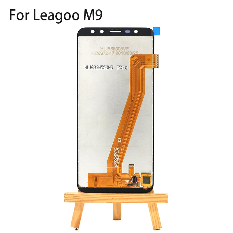 AiBaoQi 5,5 дюймов сенсорный экран+ 1280X640 ЖК-дисплей в сборе Замена для Leagoo M9 Android 7,0 MT6580A телефон