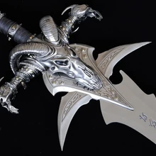 S1702 WOW LICH KING DEATH KNIGHTS FROSTMOURNE ARTHAS меч 1:1 Реплика с 3D креплением 47"