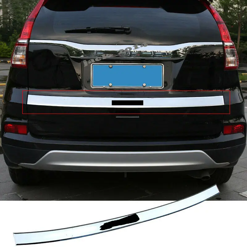 

FIT FOR 2012 2013 2014 2015 2016 HONDA CRV CR-V ABS CHROME TRUNK TAILGATE LID BEZEL TRIM COVER