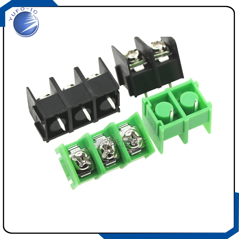 

10PCS/LOT KF7.62-2P/3P/4P Terminal 7.62-2PIN 3PIN 4 PIN 7.62MM KF spacing