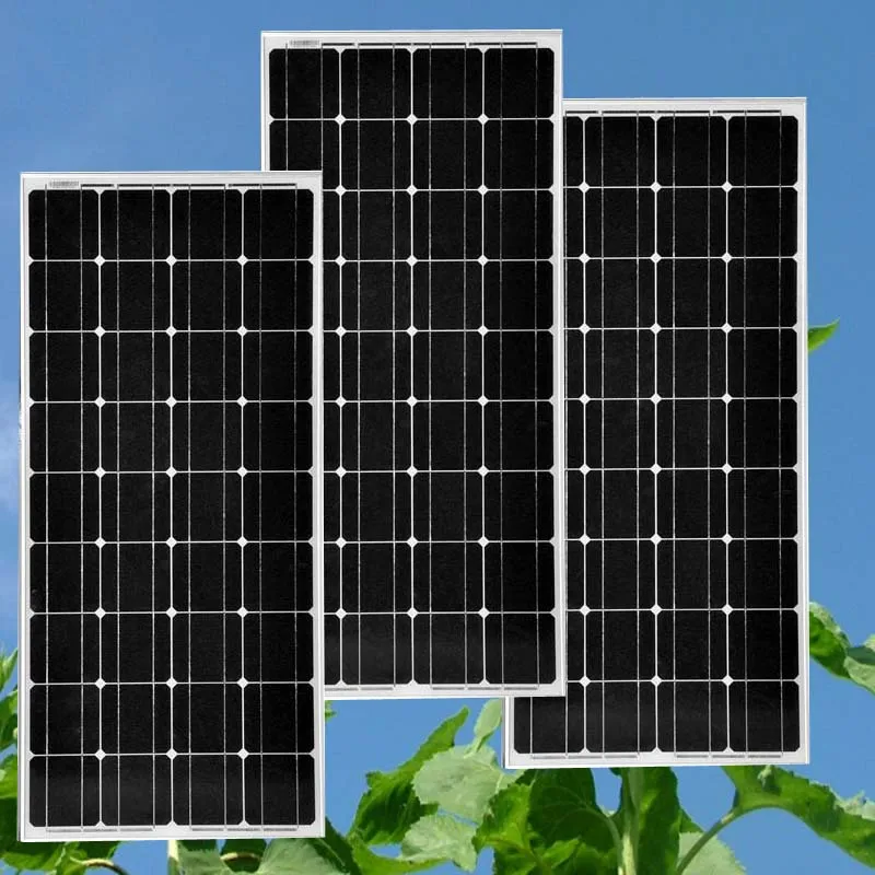 

100W 12V Solar Panel Kit For Caravan Motorhome Z Brackets Mounting Dual Charge Controller LCD 10A 12V/24V Boat Battery Charger