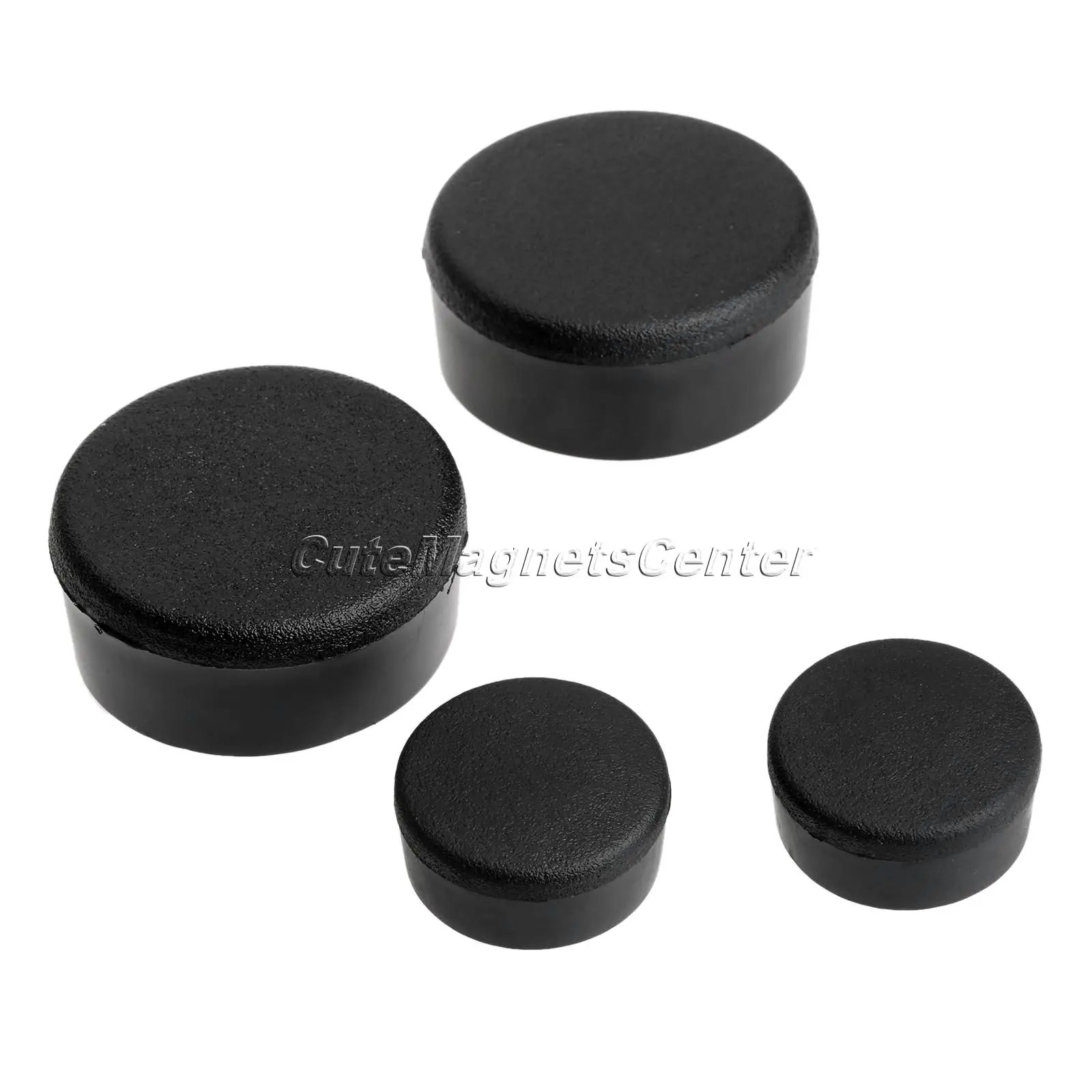 1set/4pcs Black Dirt Bike Frame Plugs Motorbike Parts Rubber Motorcycle