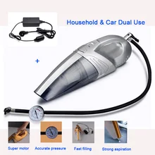 120 W 4 En 1 de Mano Del Hogar Y Del Coche Aspiradora Hepa filtro Súper Succión Húmeda Y Seca de Doble Uso Con 5 M Cable de Alimentación convertidor