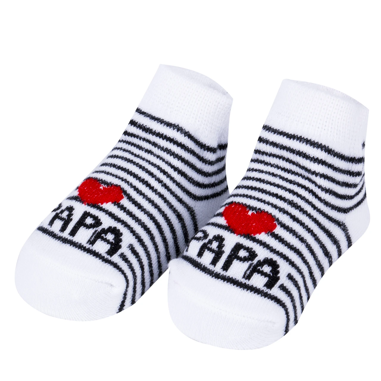 

Cute Baby Socks Newborn Toddler Infant Kids Striped Letter Love Mama Papa Socks For Girls Boys 0-6 Months