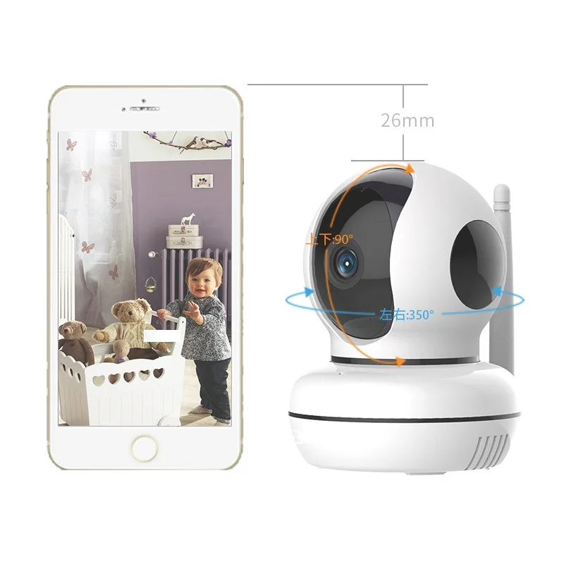 Smart Cloud WiFi IP Wireless Security Camera HD Video Surveillance Recording Streamed On All Devices 2 Way Audio Surveillance