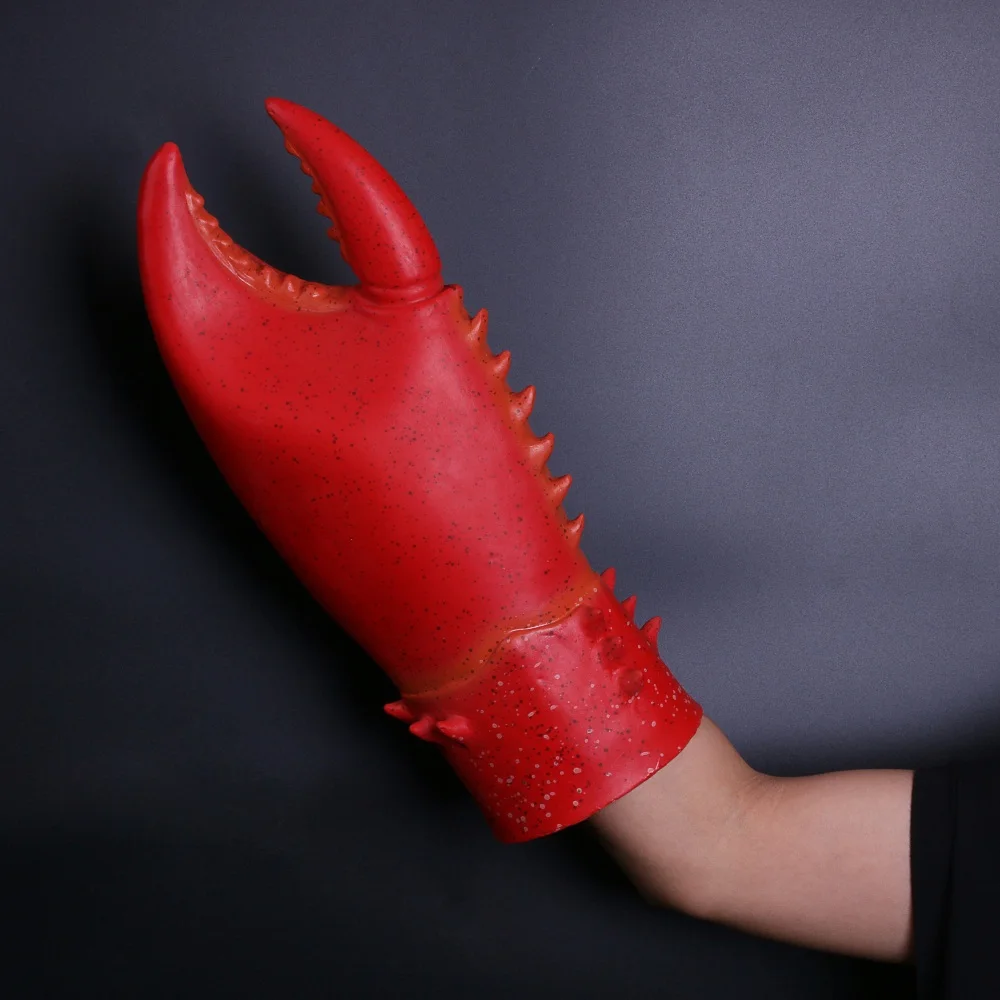 New Lollipop Chele Gloves Halloween Cosplay Comic Cartoon Crab Lobster Unique Carnival Costume Fantasy Cosplay  (3)