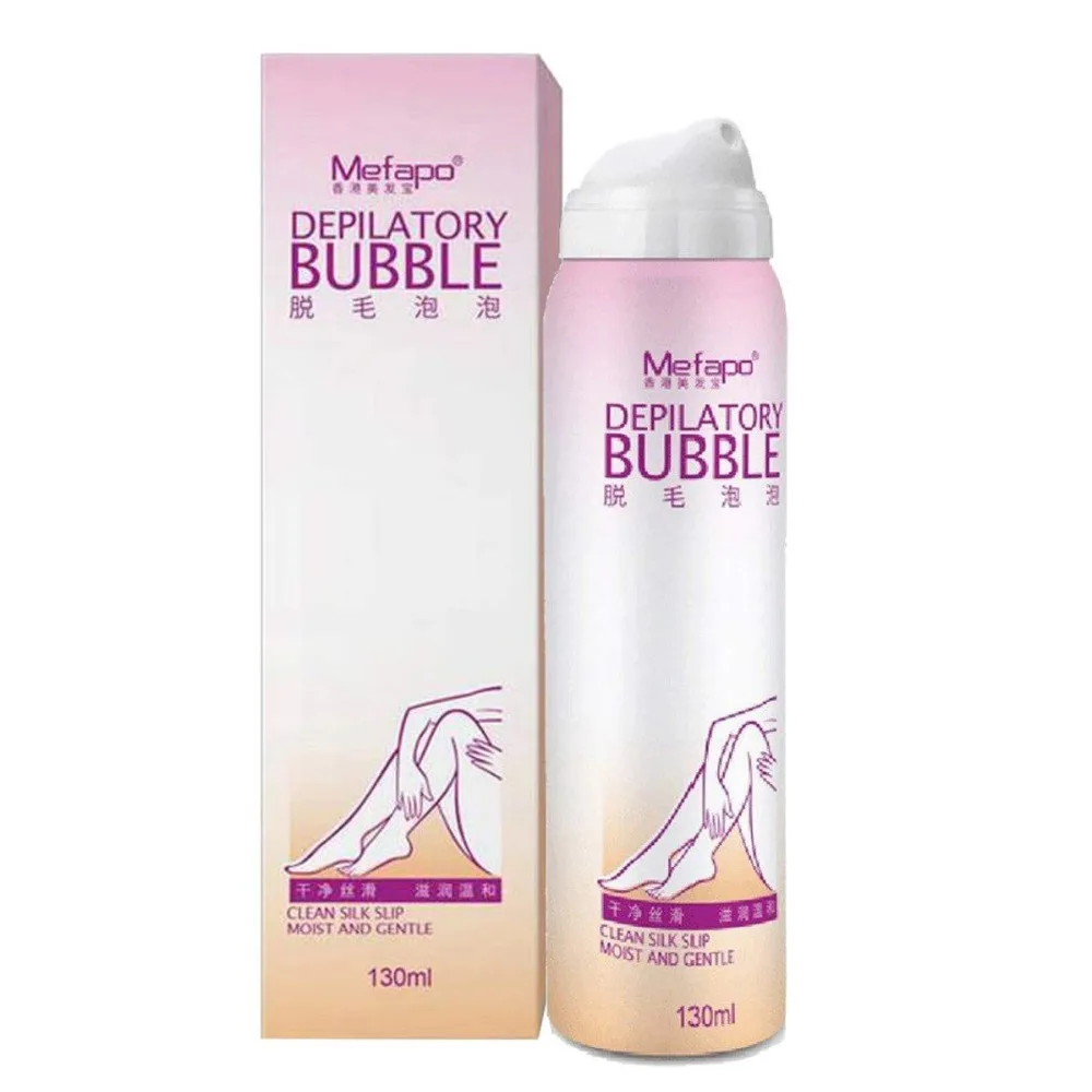 Безболезненный крем для удаления волос для депиляции пузырьковый воск Boby Bikini Legs Remover Foam Mousse in Spray Bottle дропшиппинг