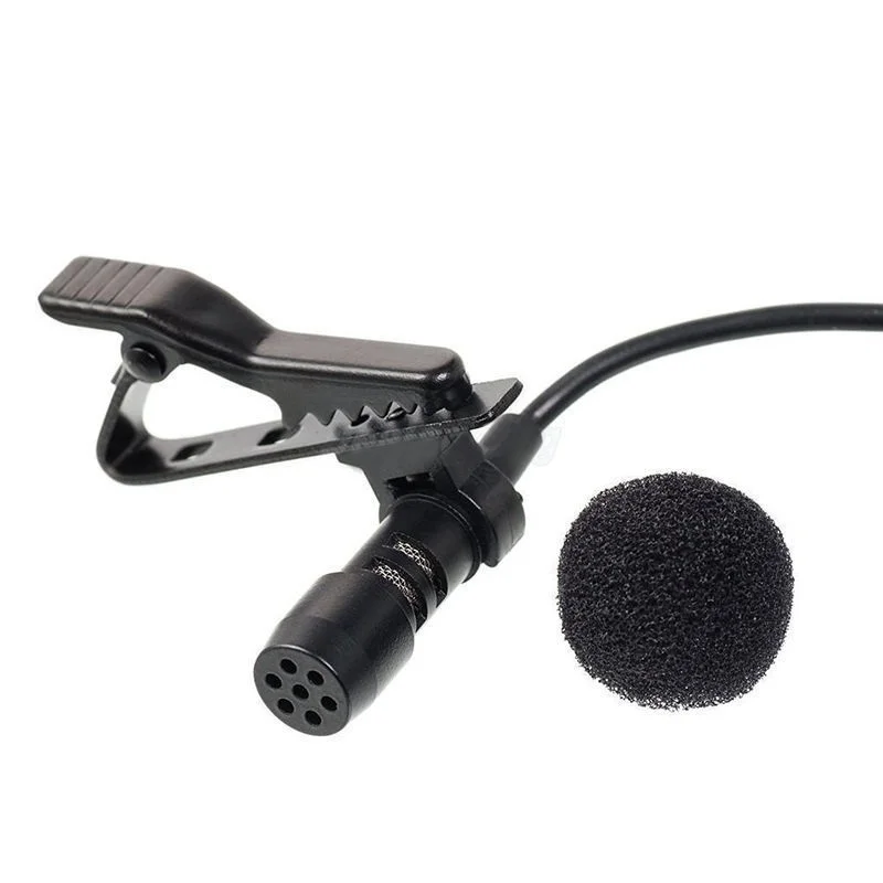 Bolymic Lavalier Tieclip Lapel Microphone With Ta4f Xlr Connector For Shure Wireless Microphone