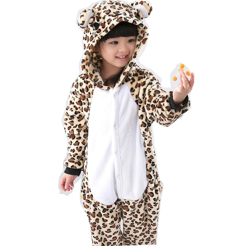 Boy Girl Pajamas set Zipper Children Kids Kuma bear Winter baby Pajamas
