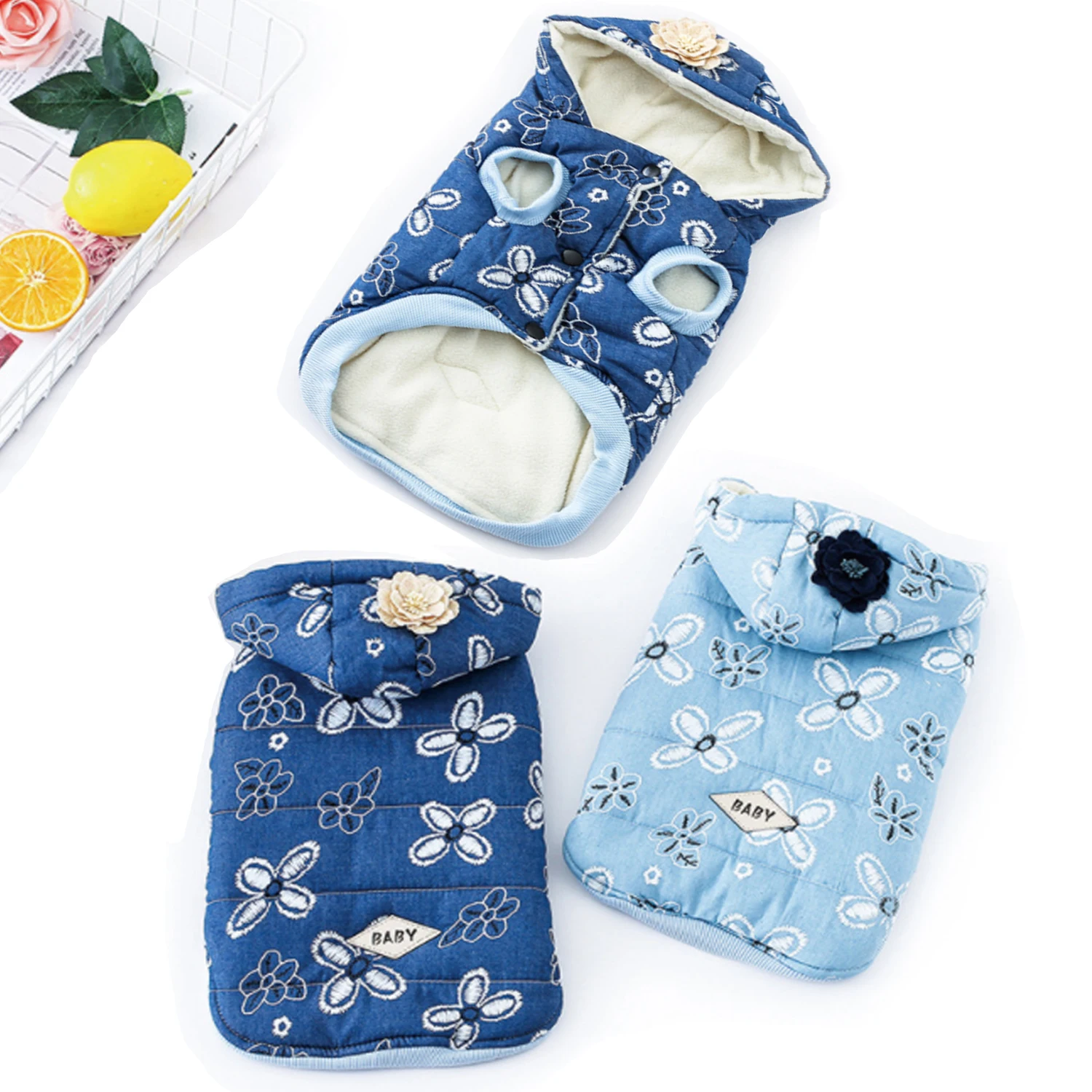 

Pet cotton-padded jacket Warm Pet Clothing for Dog Clothes For Small Dog Coat Jacket Puppy Clothes For Dogs Costume Vest Appare