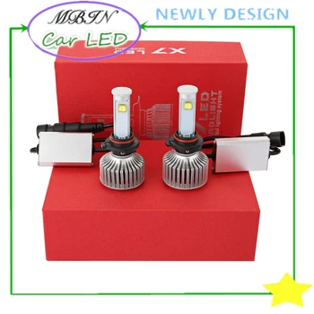 

Super bright 9006 HB4 C- chip X7 turbo style 40W 3600lm 6000K Headlight LED Fog Bulb Driving lamp car exterior lighting