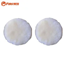 2 х натуральная шерсть полировальный коврик автомобильная краска шлифовка восковые накладки губки кисти инструменты для очистки для машины полировщик 50-180 мм