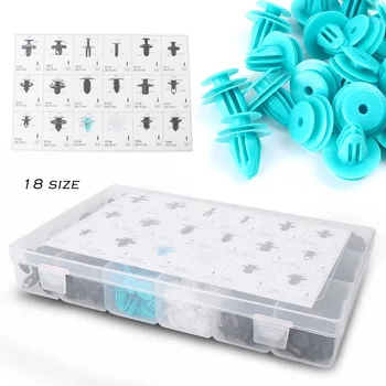 

299pcs Universal Automotive Plastic Push Pin Rivet Trim Clip Assortment Kit