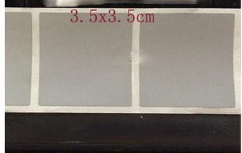 

1000pcs 35x35mm silver adhesive SCRATCH OFF sticker DIY manual hand made scratched stripe card film