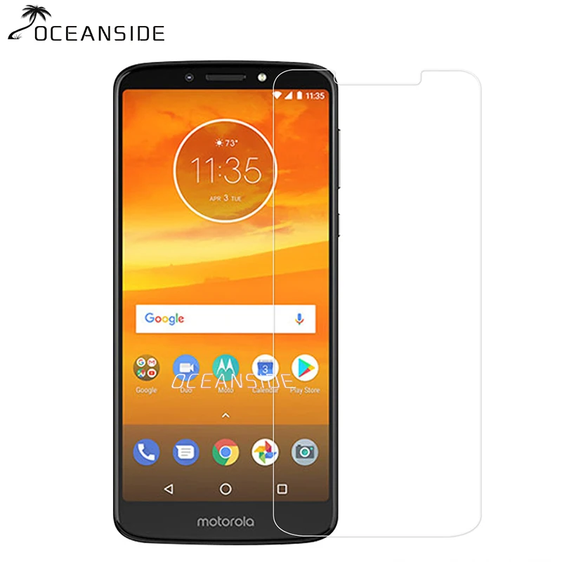 2 шт. для MOTOROLA MOTO E5 PLAY PLUS защита экрана из закаленного стекла 2.5D 9H Защитная пленка E