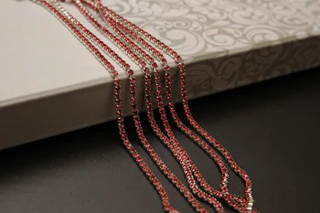 

Clear Crystal intensive Glass rhinestone DIY Silver Base Density Trim Strass hot pink Crystal Chains accessories