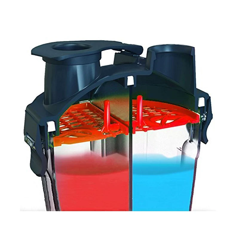 المزدوج مسحوق بروتين شاكر زجاجة زجاجة رياضية اللياقة البدنية خلاط زجاجة المياه زجاجة BPA خالية رشاقته دائم قوية مانعة للتسرب