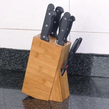 Best Offers Bamboo Knife Holder Multifunctional Kitchen Knife Block Health Kitchen Utensils Storage Rack Knife Rack Kitchen Supplies Best Offers Bamboo Knife Holder Multifunctional Kitchen Knife Block Health Kitchen Utensils Storage Rack Knife Rack Kitchen Supplies