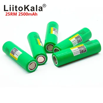 

Liitokala Original 18650 2500mAh battery INR18650 25 RM 20A discharge lithium batteries