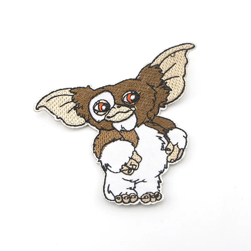 Gremlins gizmo панк аппликационные заплатки Сделай Сам железо на обуви джинсовая рубашка ткань джерси аксессуары наклейки вышитые значки E0082