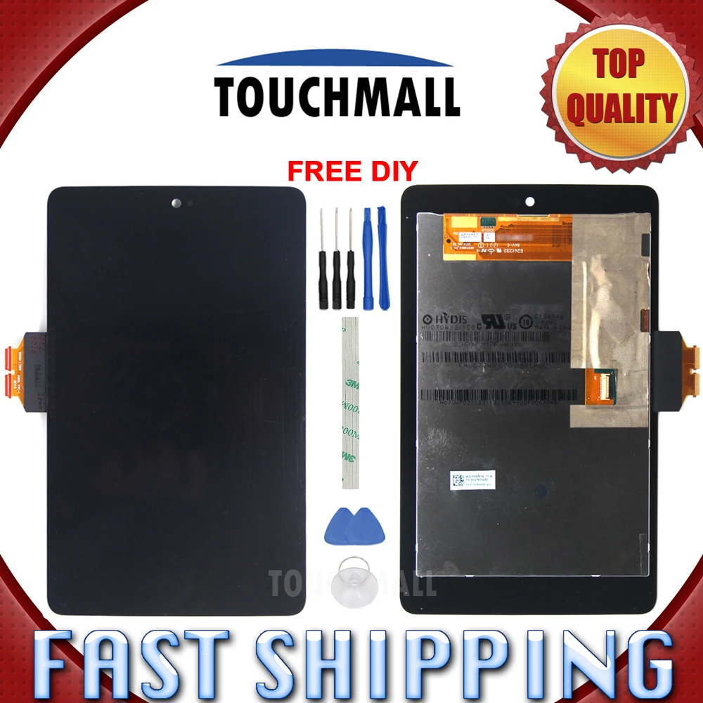 

New LCD Display Touch Screen Assembly Replacement For Asus Google Nexus 7 Nexus7 2012 ME370 ME370T ME370TG + Tools